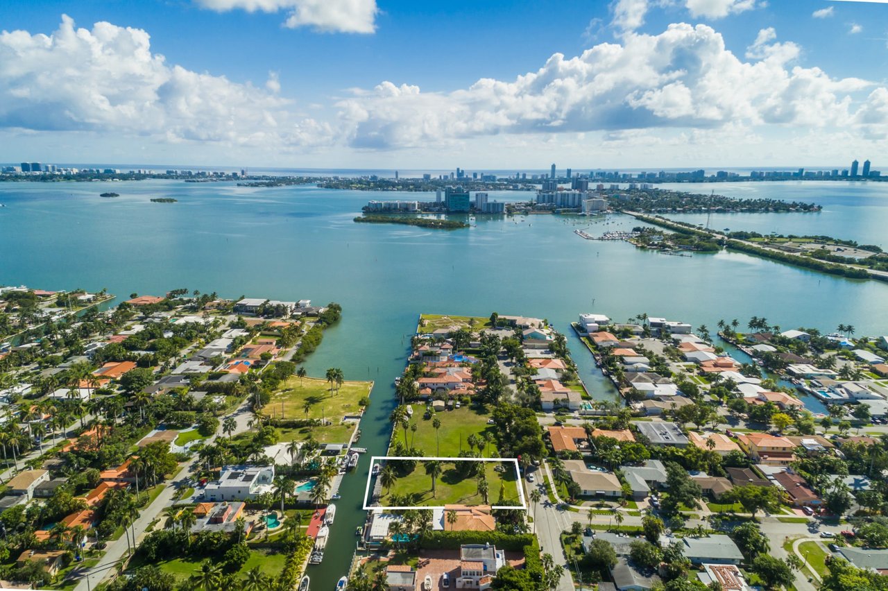 Miami Shores Adjacent Waterfront Lot Hits Market