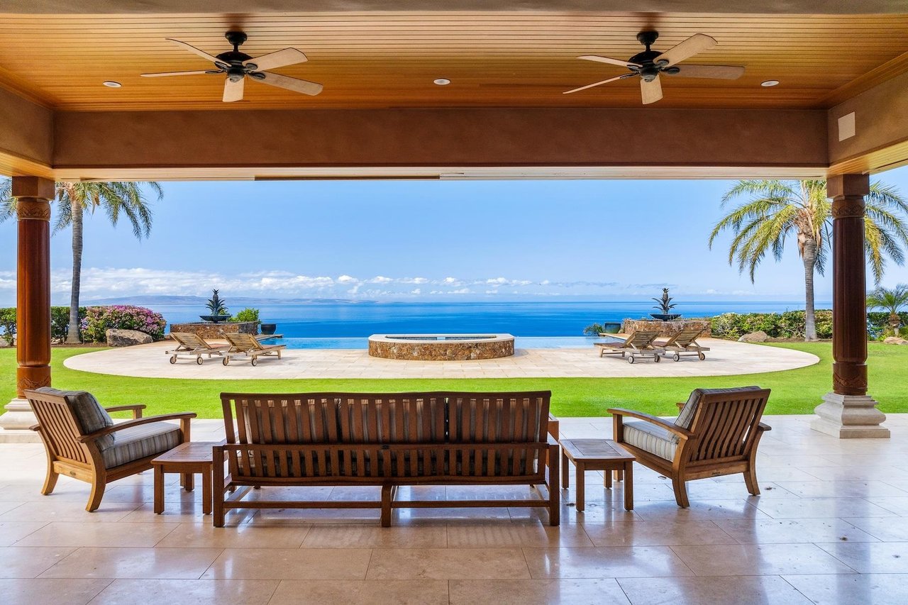 MAUI - LAHAINA - MAKILA NUI - 6,640 SQ FT RESIDENCE  52 ACRES OCEAN VIEW ESTATE - $11,500,000