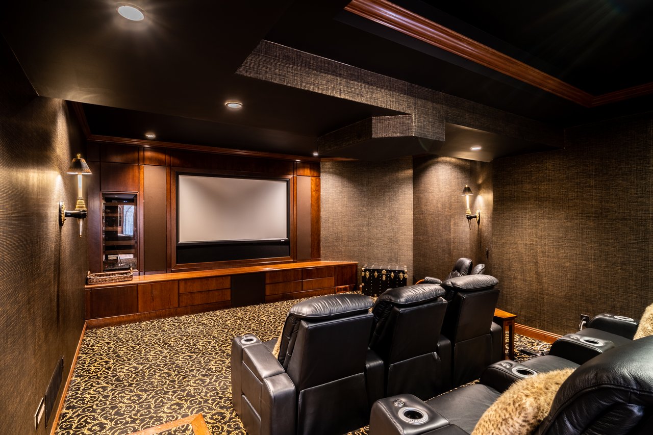 Theater Room & Lower-Level Bar