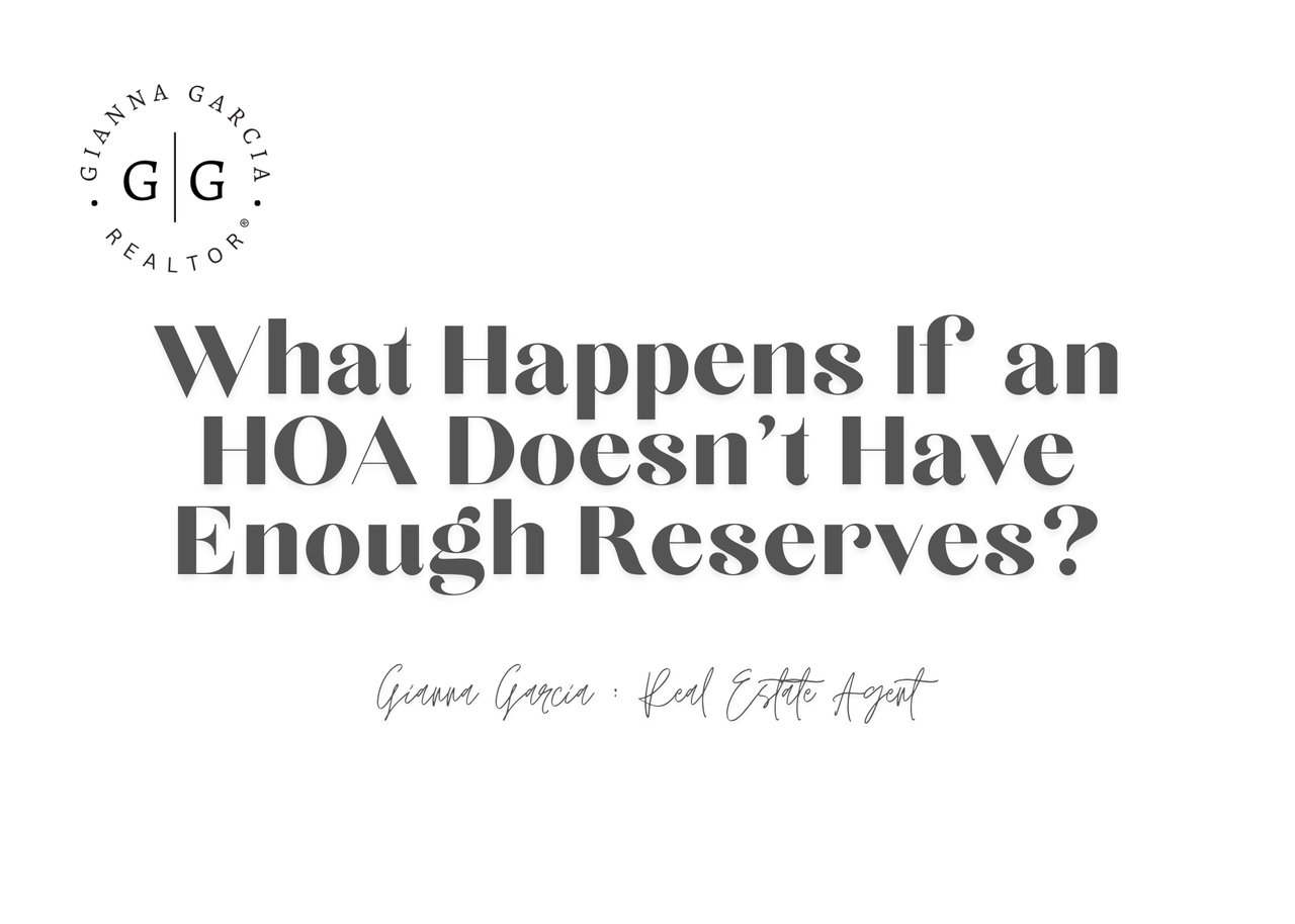 What Happens If an HOA Doesn’t Have Enough Reserves?