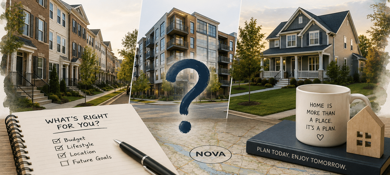 Should You Buy a Townhouse, Condo, or Single-Family Home in NOVA?