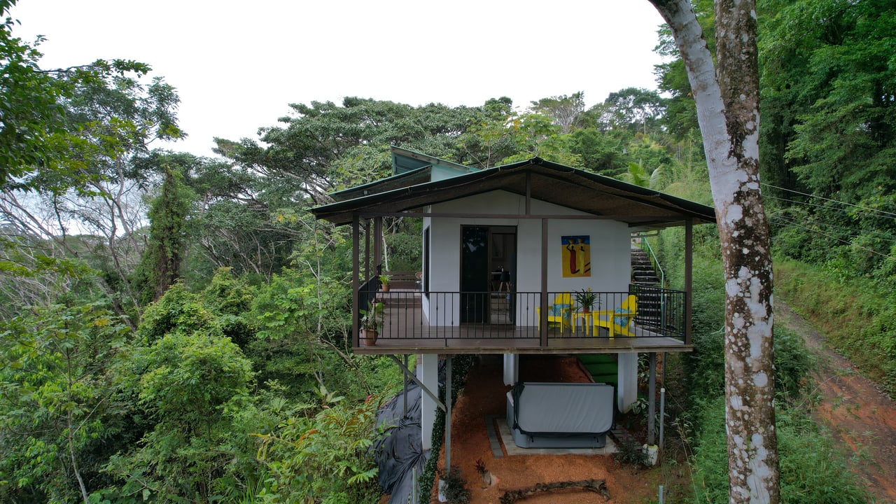 Jungle Canopy Retreat with Ocean, Cano Island & Mountain Views Near Dominical