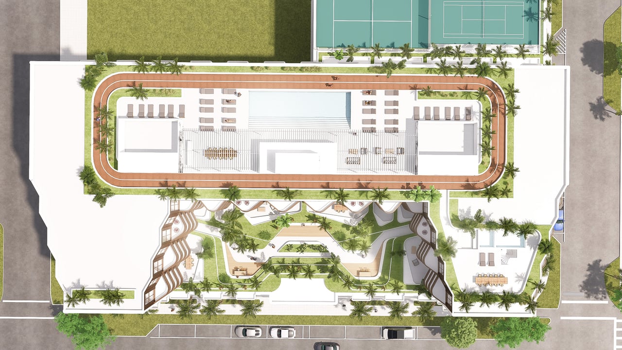 Rose & Wynwood bird view building 