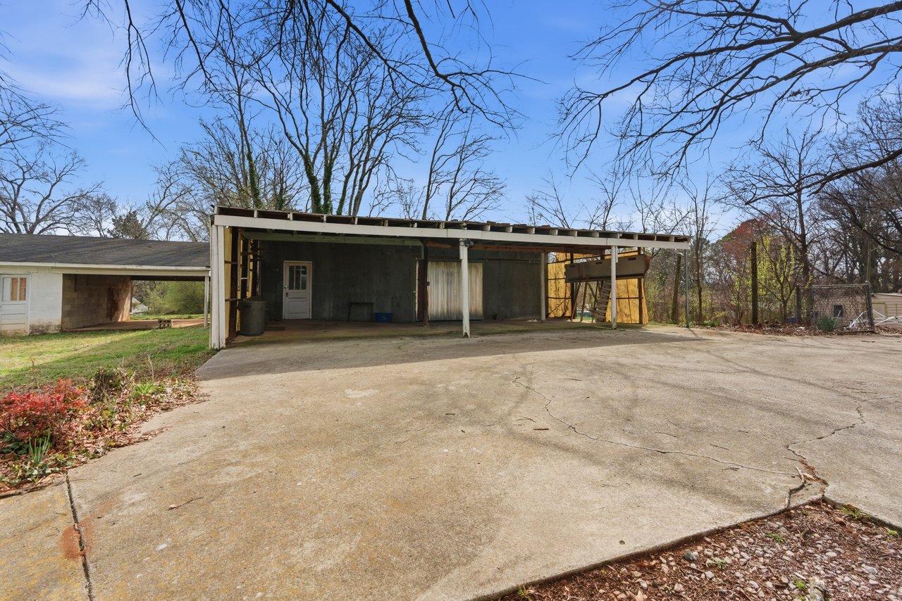 Huntsville Home on Double Lot with Detached Workshops