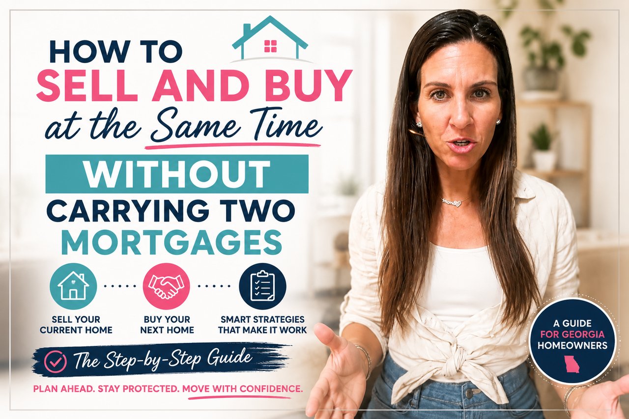 How To Sell And Buy At The Same Time Without Carrying Two Mortgages (Cathy's Story) cover