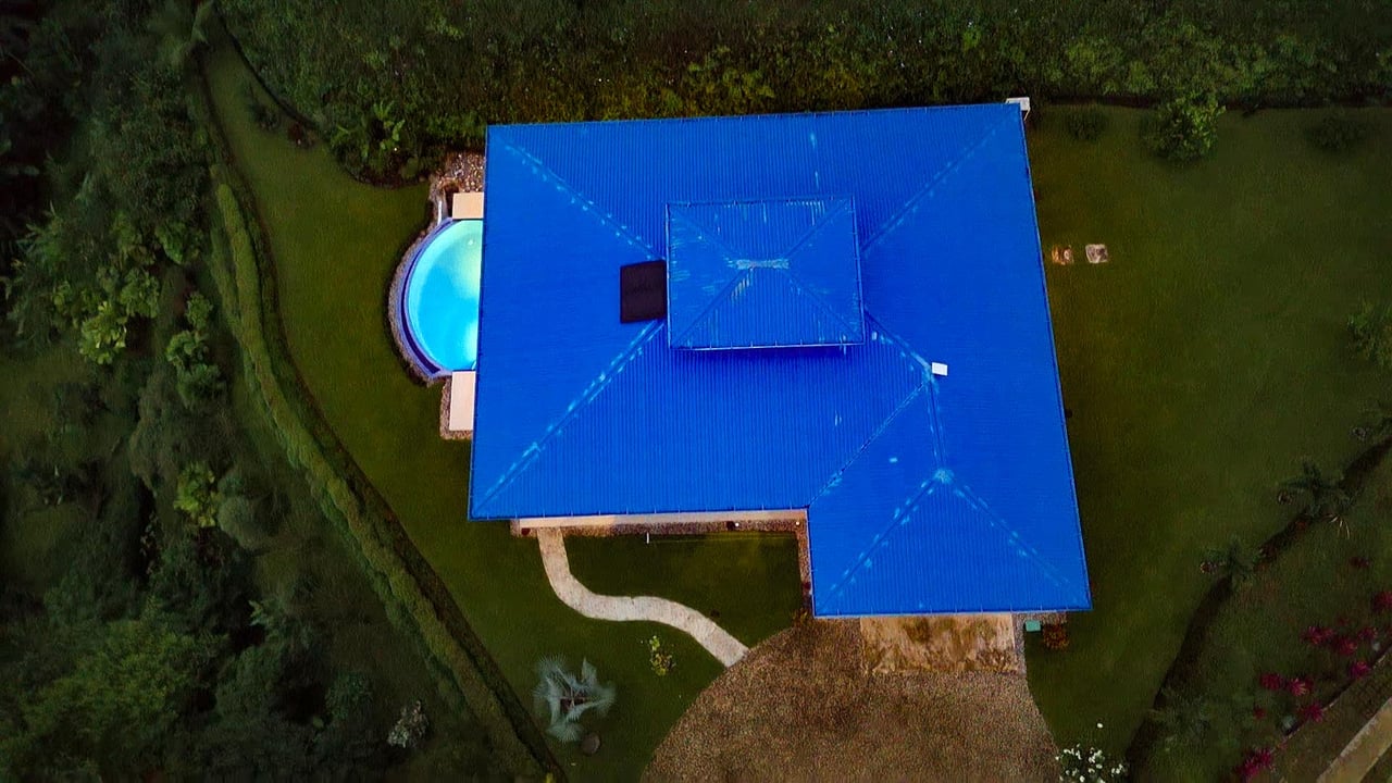 Private 2-Bed Hacienda with Ocean & Mountain Views, Pool & Development Potential in Ojochal