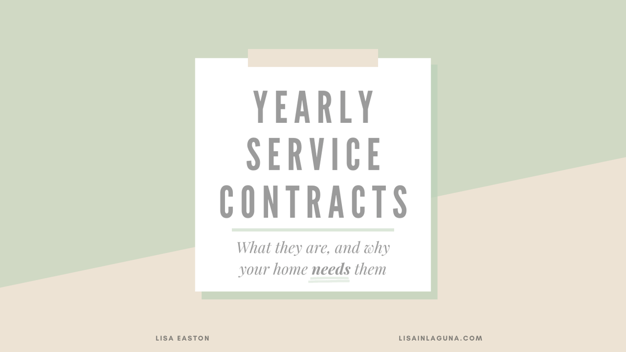 Your Home Needs These Three Yearly Service Contracts