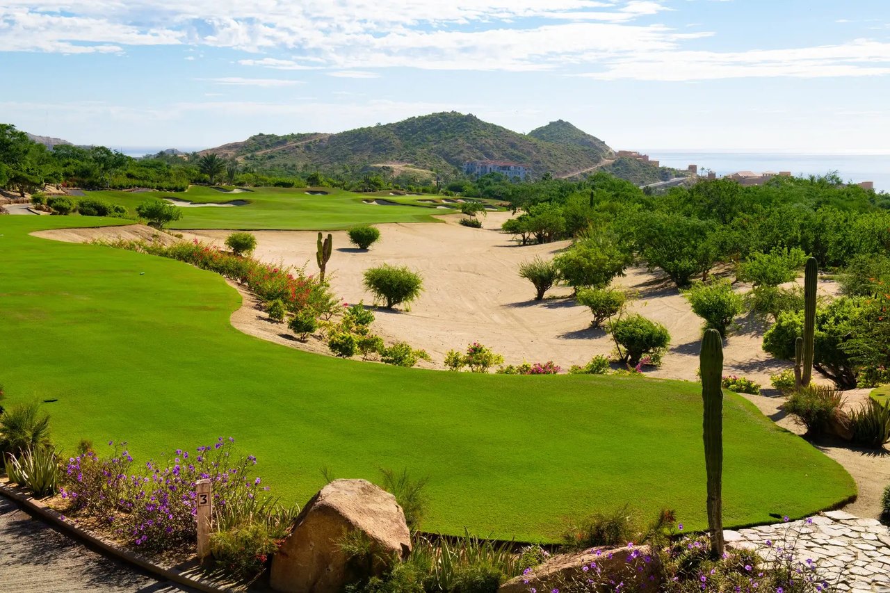 Prime golf course location in Cabo Del Sol near beaches, dining, wellness amenities, and luxury resort services