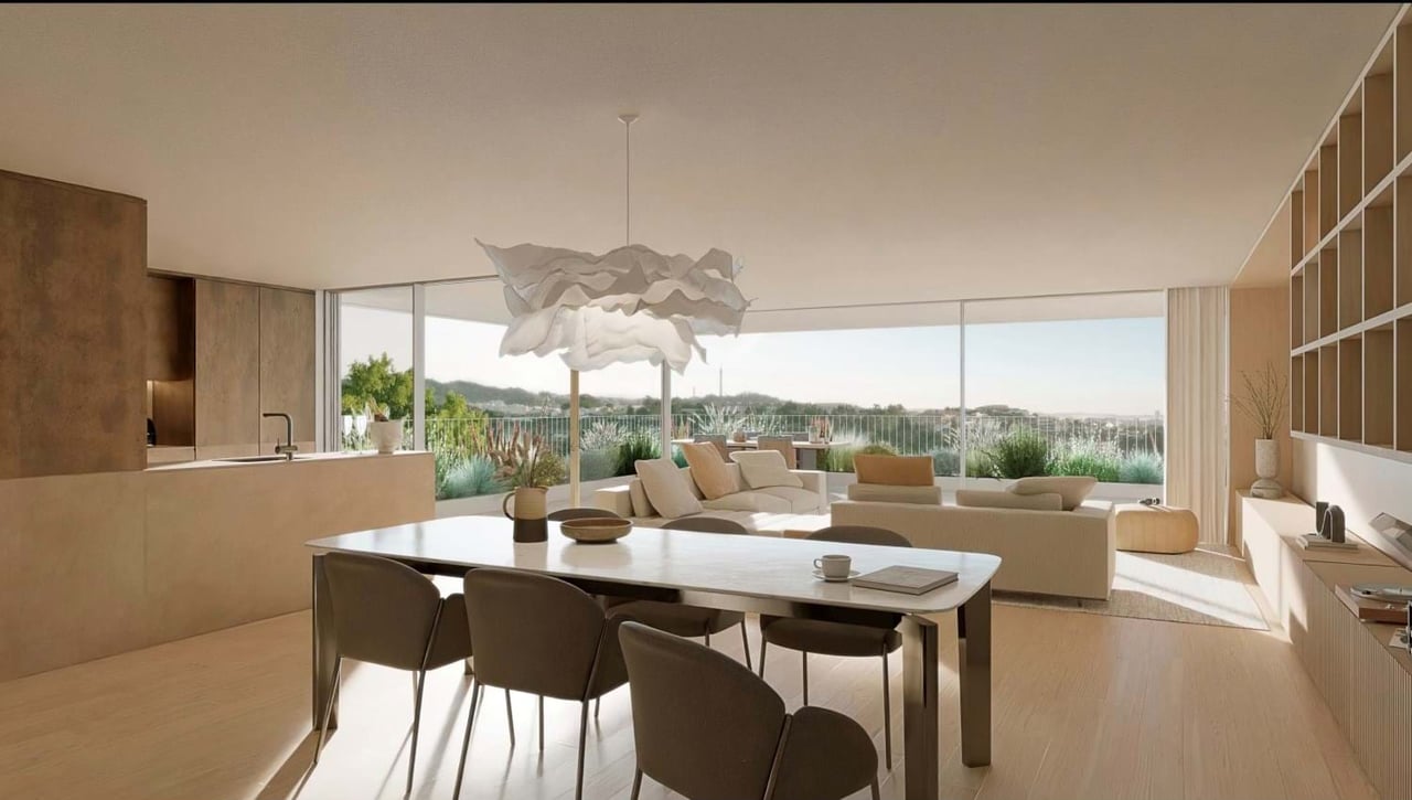 Stylish Three-Bedroom Apartment with Private Pool and River Views in Porto