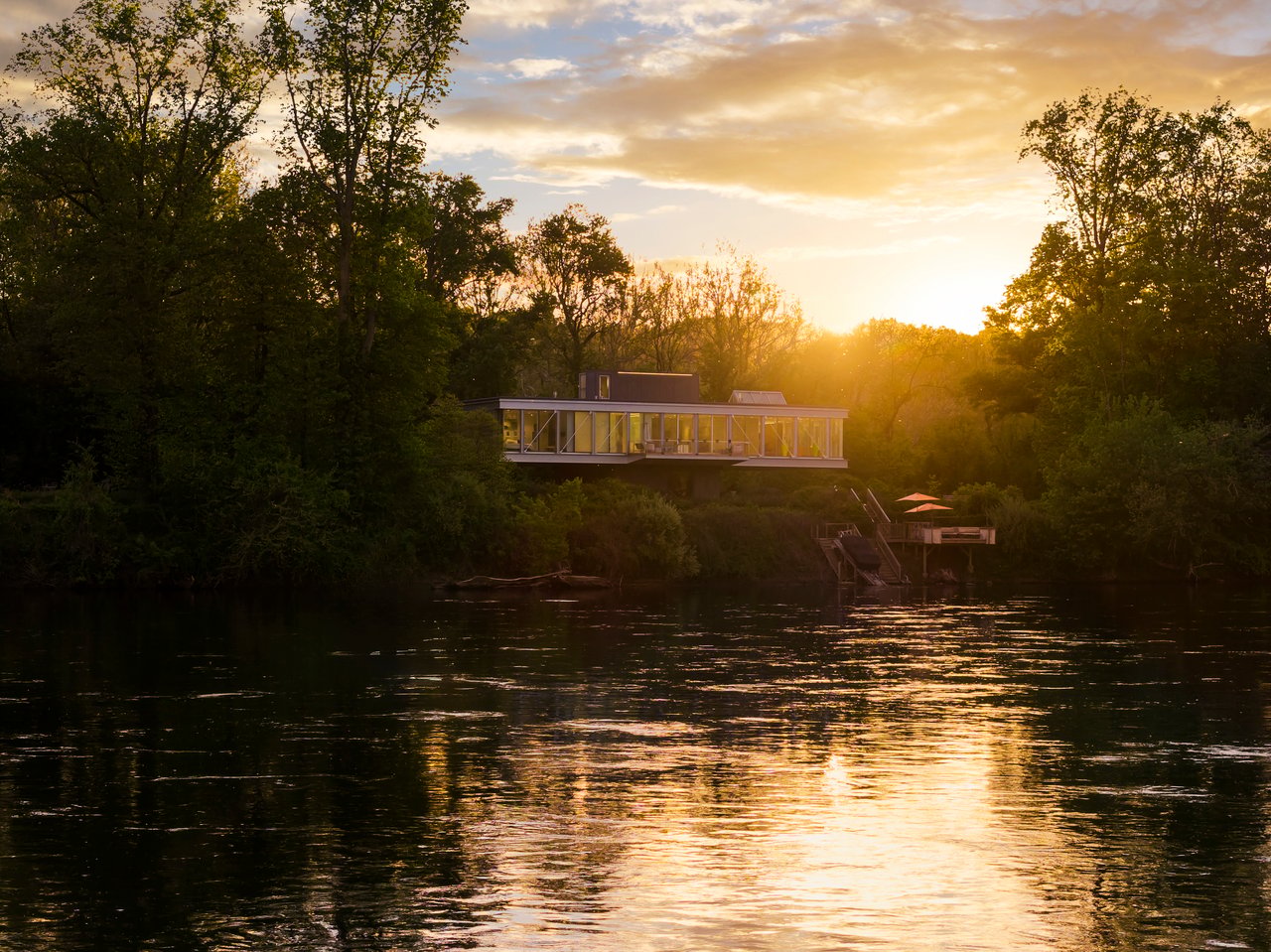 Riverscape: An Exceptional Luxury Riverfront Home in New Hope, PA | B&B Luxury Properties