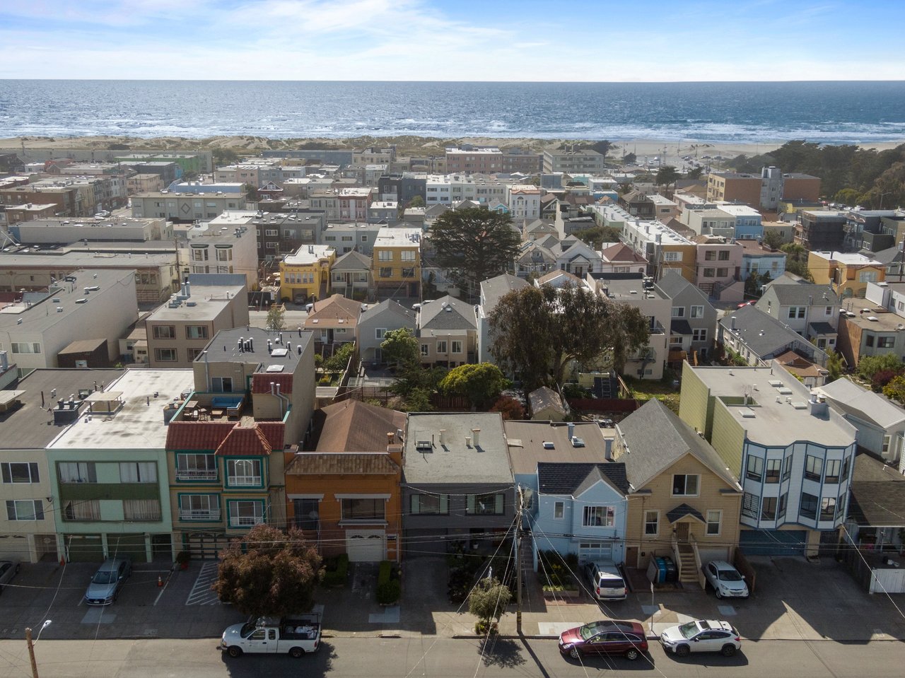 Chart showing Outer Sunset real estate pricing trends from 2020 to 2025 in San Francisco.