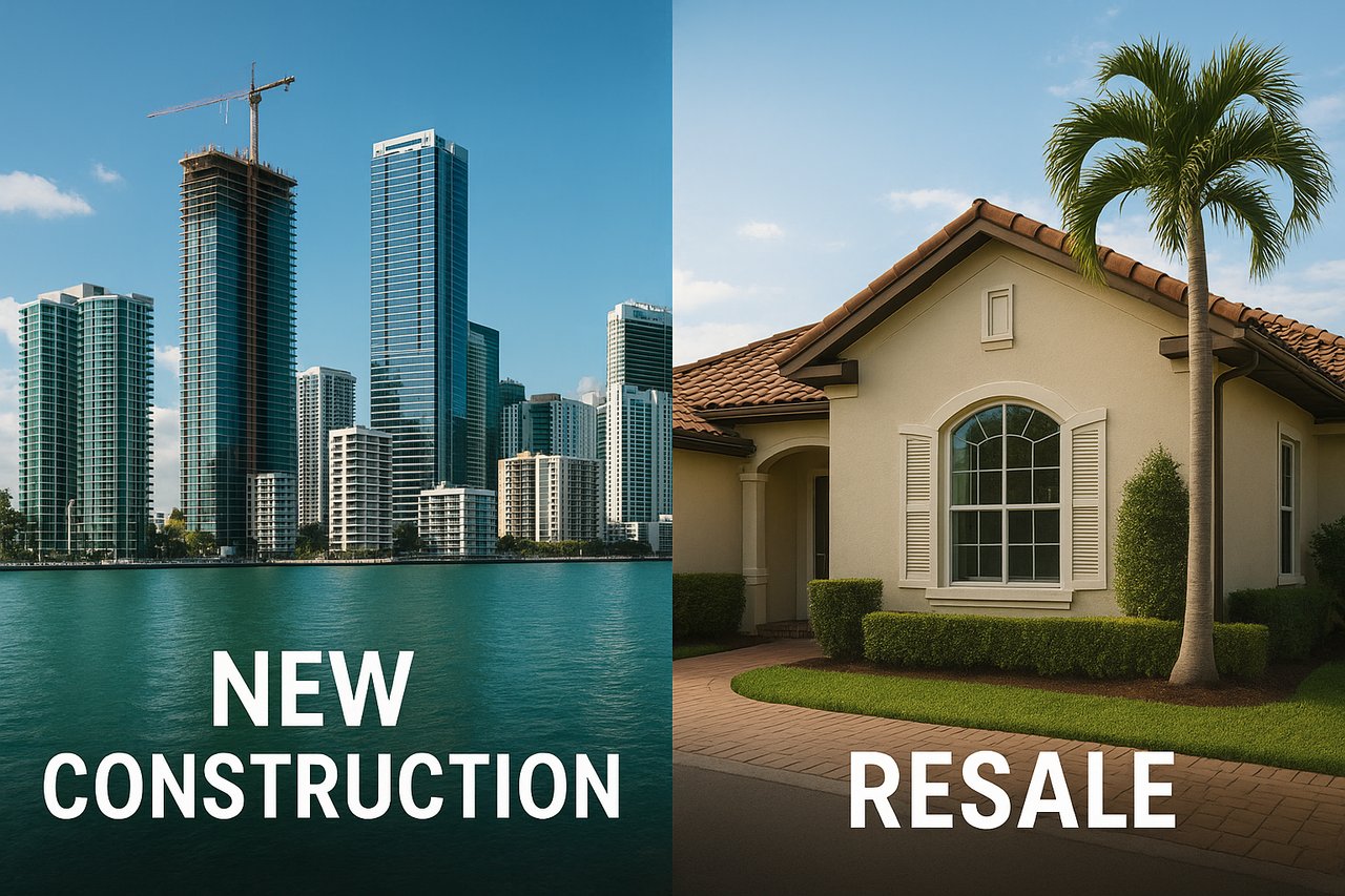 New Construction vs. Resale Homes in Miami