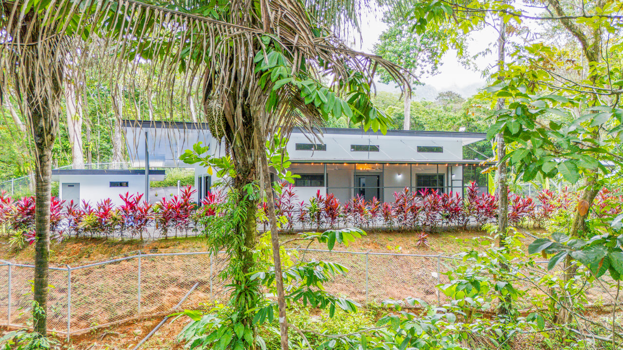 Modern 3-Bed Jungle Home with River and Pool in Cinco Ventanas Ojochal