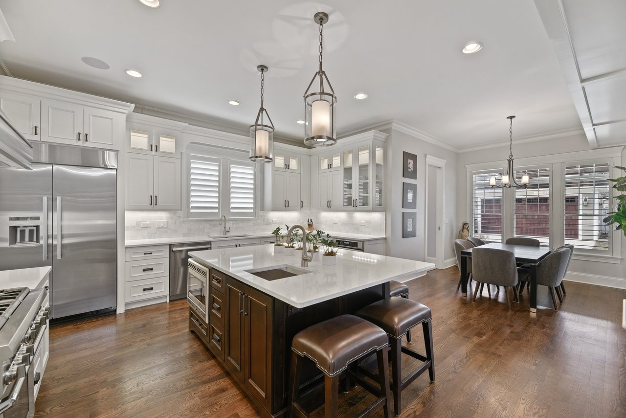 charming home in the coveted Old Town area of Western Springs is spectacular