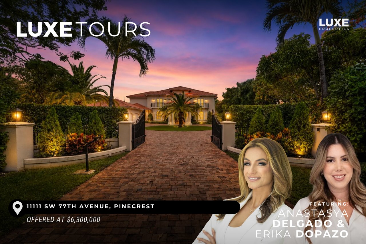 LUXE Tours Presents: 11111 SW 77th Ave, Pinecrest, FL ​ | Spectacular Pinecrest Corner Estate For Sale