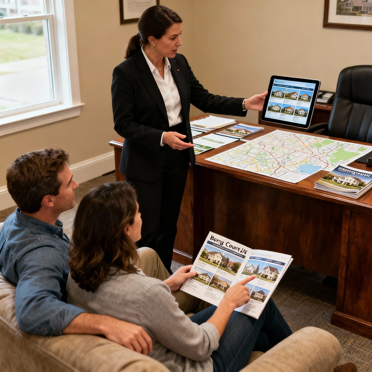 What are the benefits of working with a real estate agent to find your home in Bergen County?