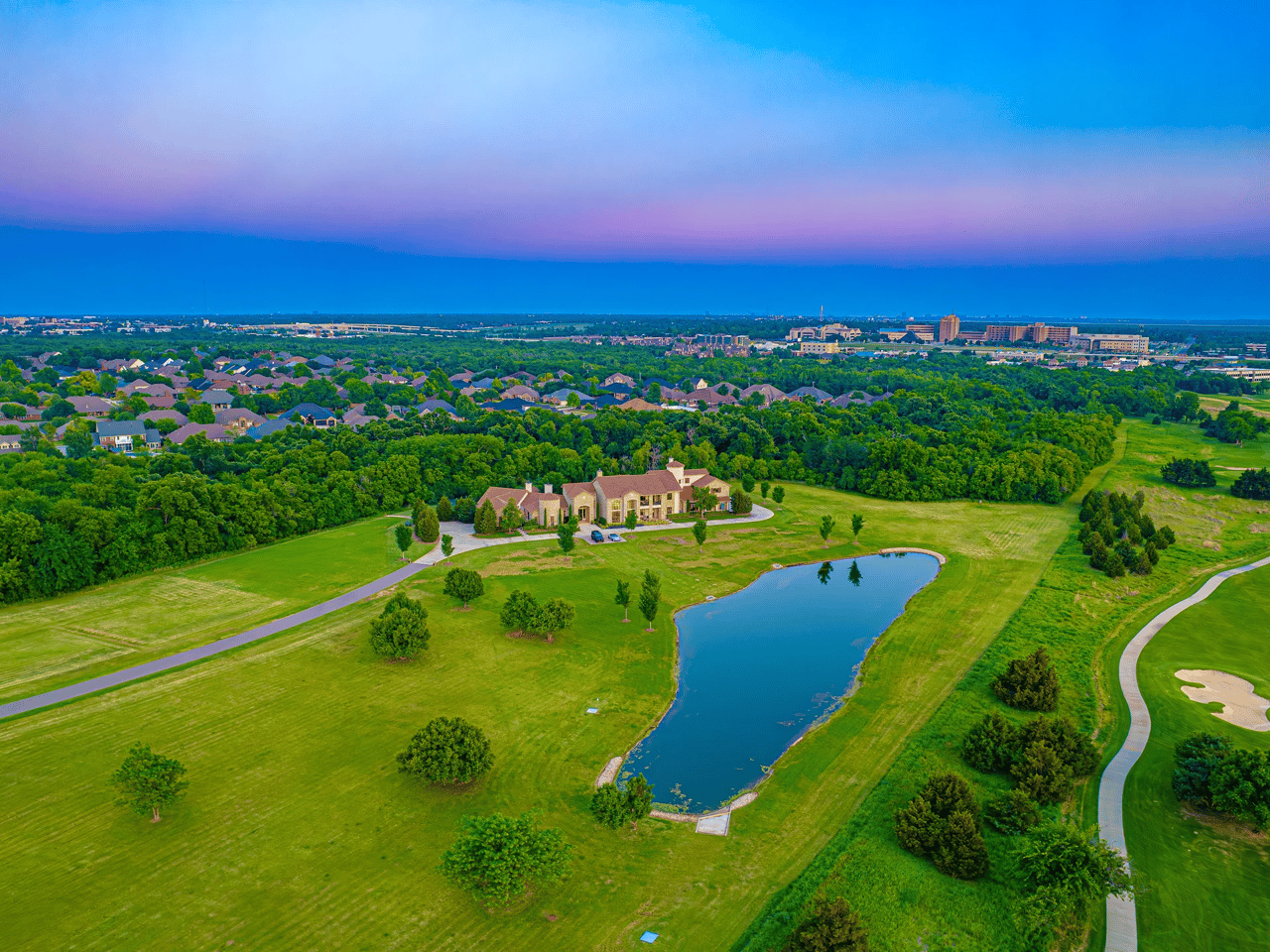 Exquisite Private Estate Overlooking Gaillardia Golf Course in Oklahoma City - Wyatt Poindexter - The Agency
