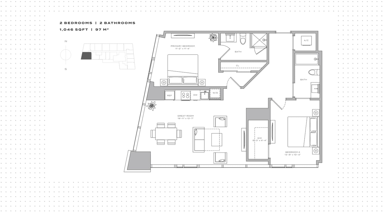 HUB Miami  | Two Bedroom