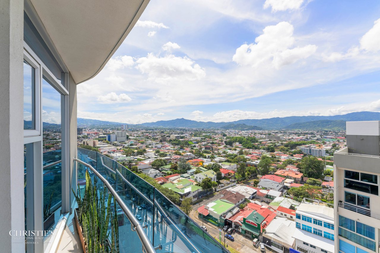 Modern 2-Bedroom Condo with Mountain Views in Barrio Escalante