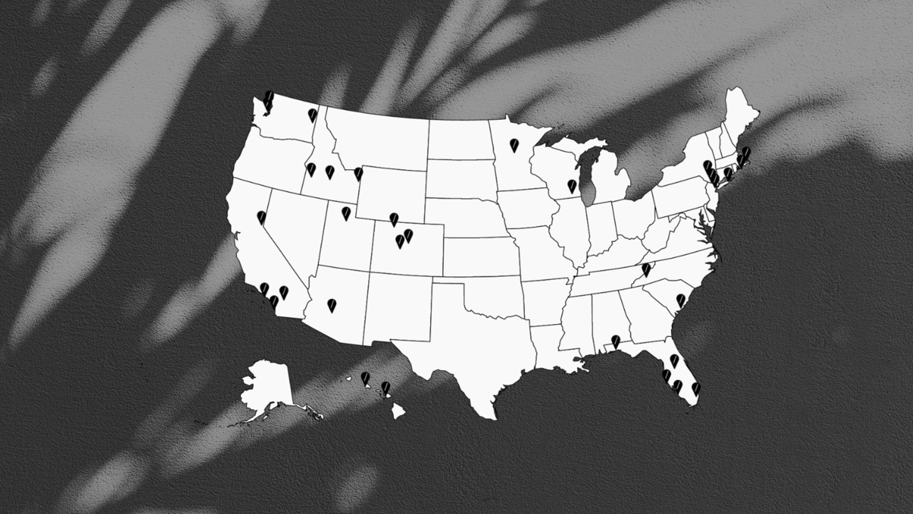 Map showing all Compass Resort locations across the United States, highlighting premier second-home and vacation markets.