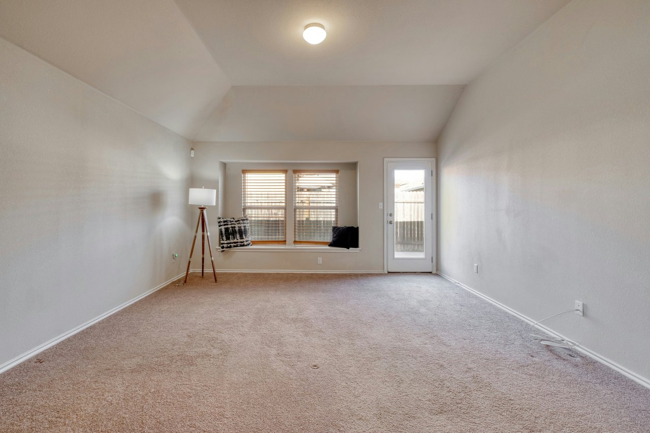 Rare Cul-de-Sac Gem in Manor – With No Neighbor on One Side and Access to HOA-owned Greenspace Right Outside Your Doorstep!