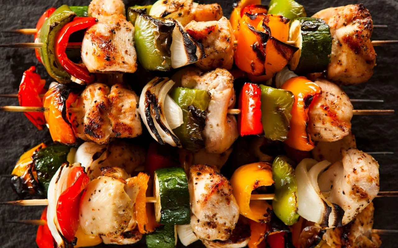 Grilled Chicken Kabobs