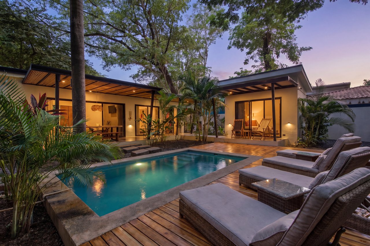 Casa Tatou | Private Pool & Walk-to-Beach Living in Surfside Playa Potrero