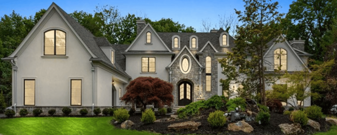 Old Tappan NJ Modern French Chateau exterior