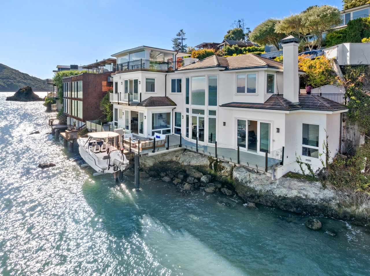 Spectacular Waterfront Home in Old Town Tiburon