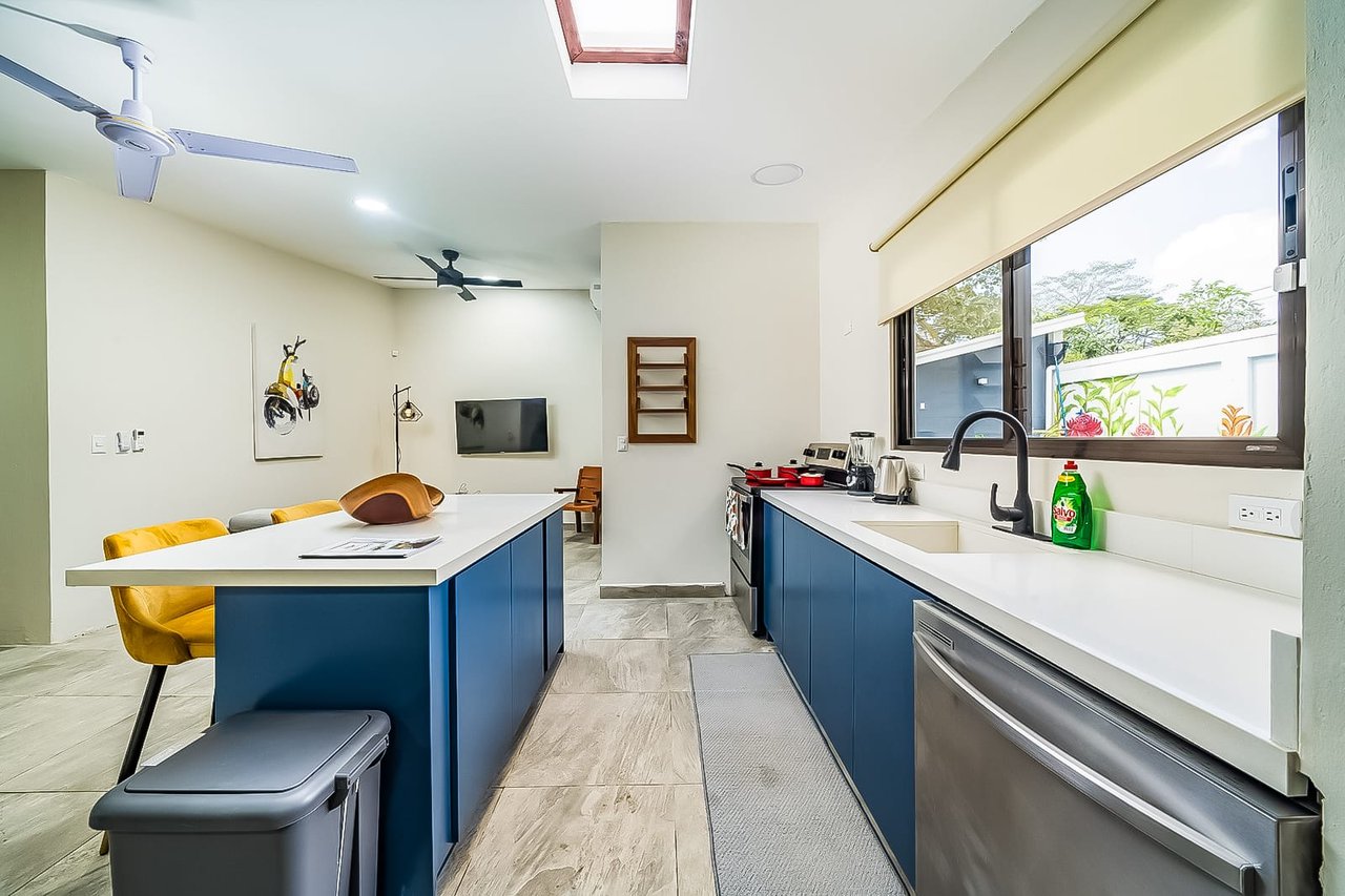 Casa Daniel | Modern Remodeled Duplex Just 500m from the Beach in Playa Potrero!