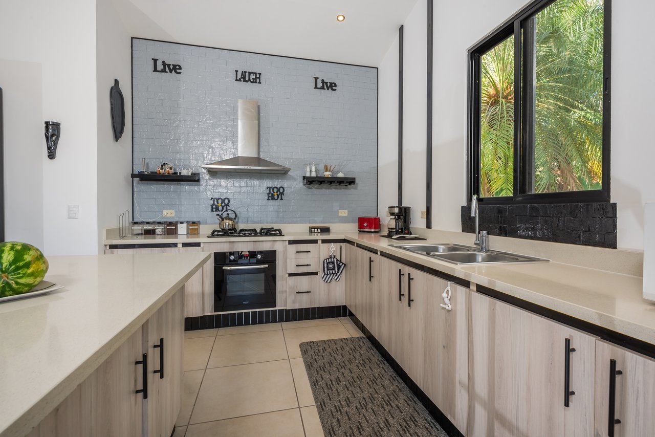 Villa Eva | Exclusive Gated Community Home with Mountain Views Near Tamarindo Beach