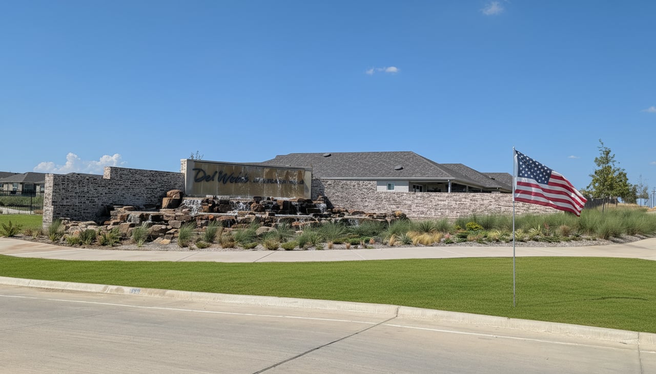Entry Sign at Del Webb Section of Union Park