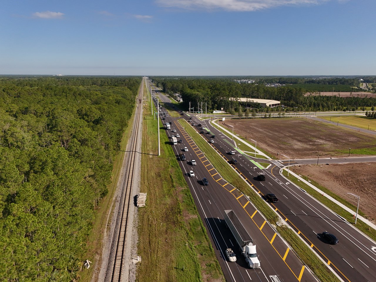 EverRange Community Entrance and Main Road Jacksonville FL