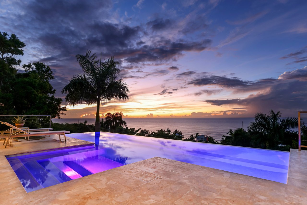 Casa Azul, Rincón PR                  Luxury Modern Hilltop & Ocean Views