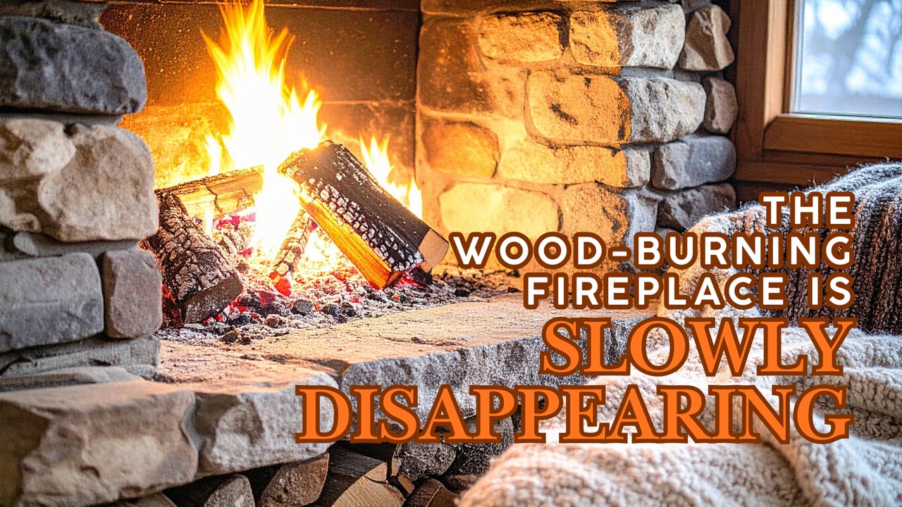Why the traditional wood-buring fireplace is slowly disappearing