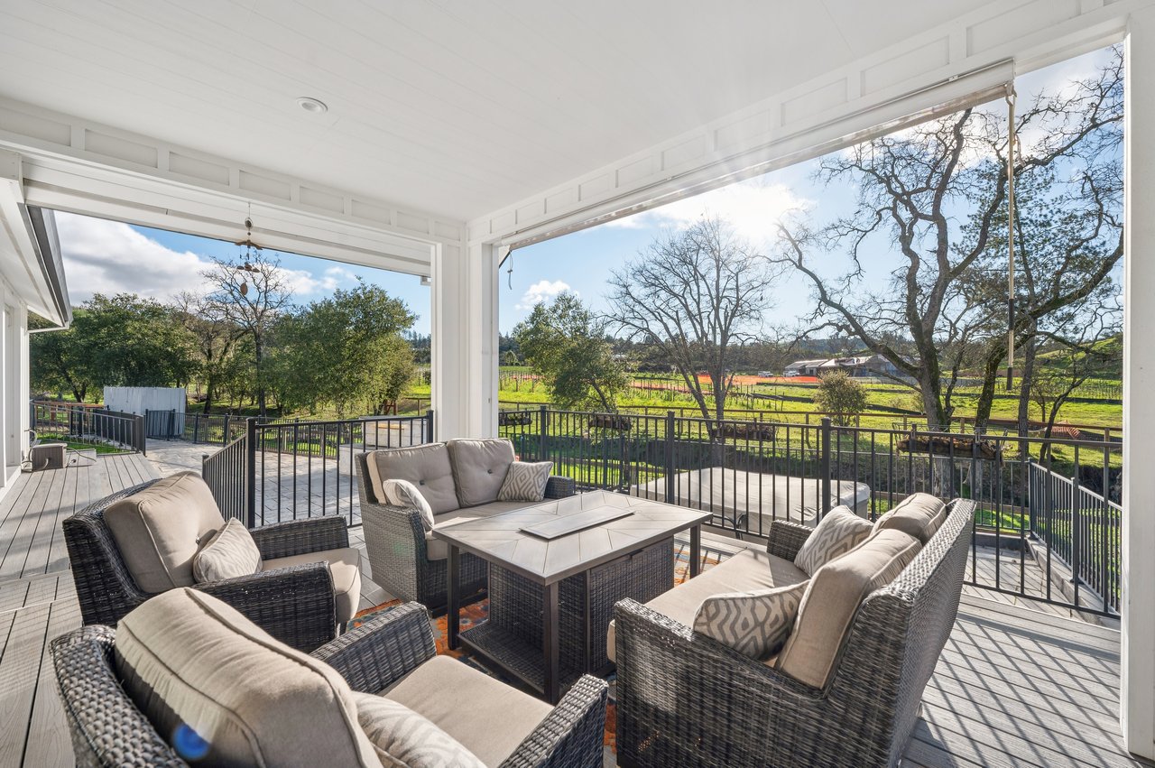 Wine Country Estate with Vineyard Views