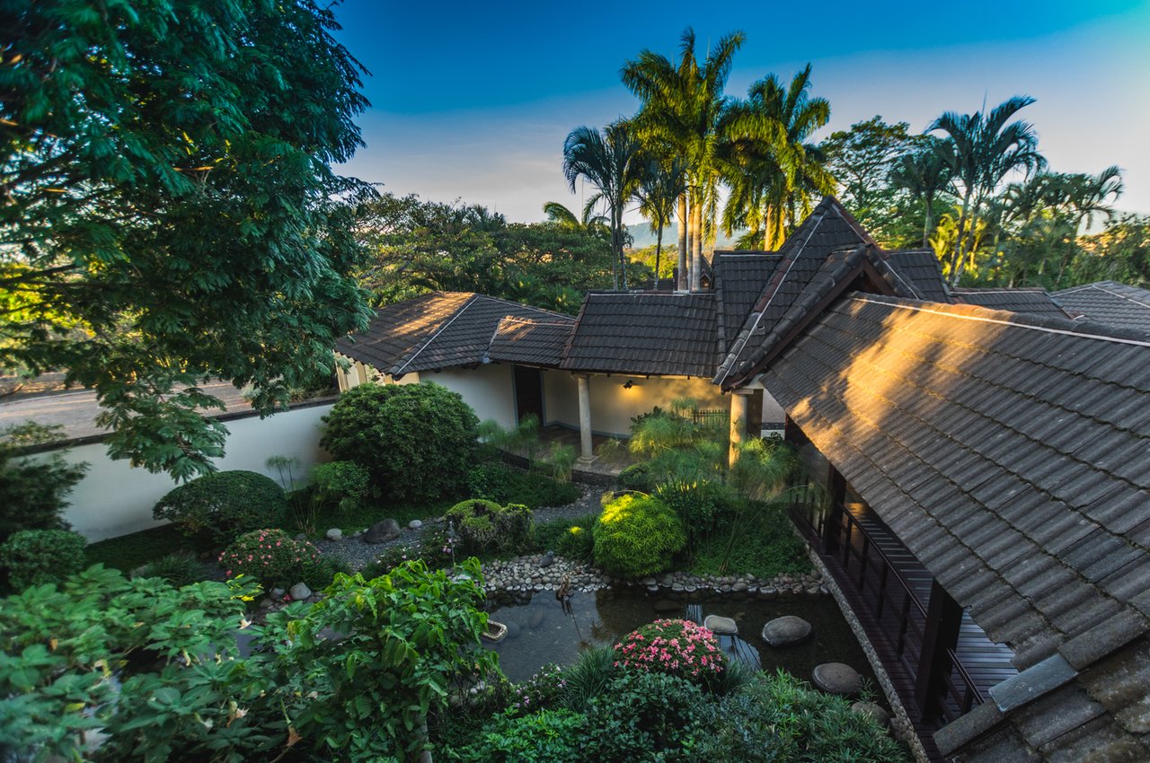 Large Farm With Balinese Style Mansion