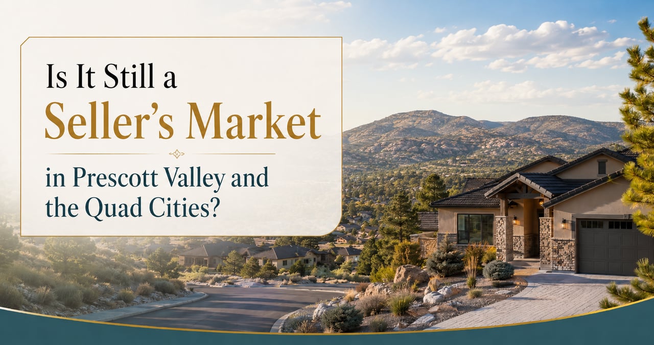 Prescott Valley home with rolling Prescott hills for seller’s market real estate blog.
