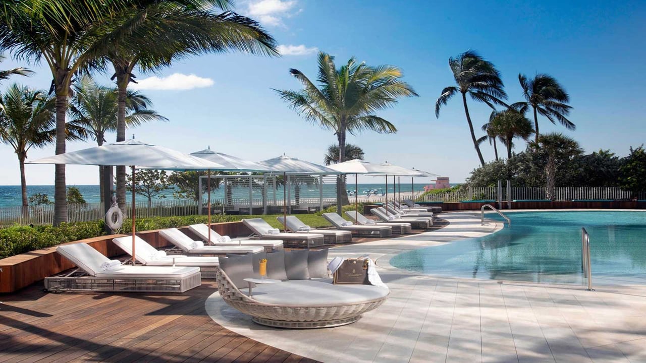 Ritz-Carlton Sunny Isles pool chaise 