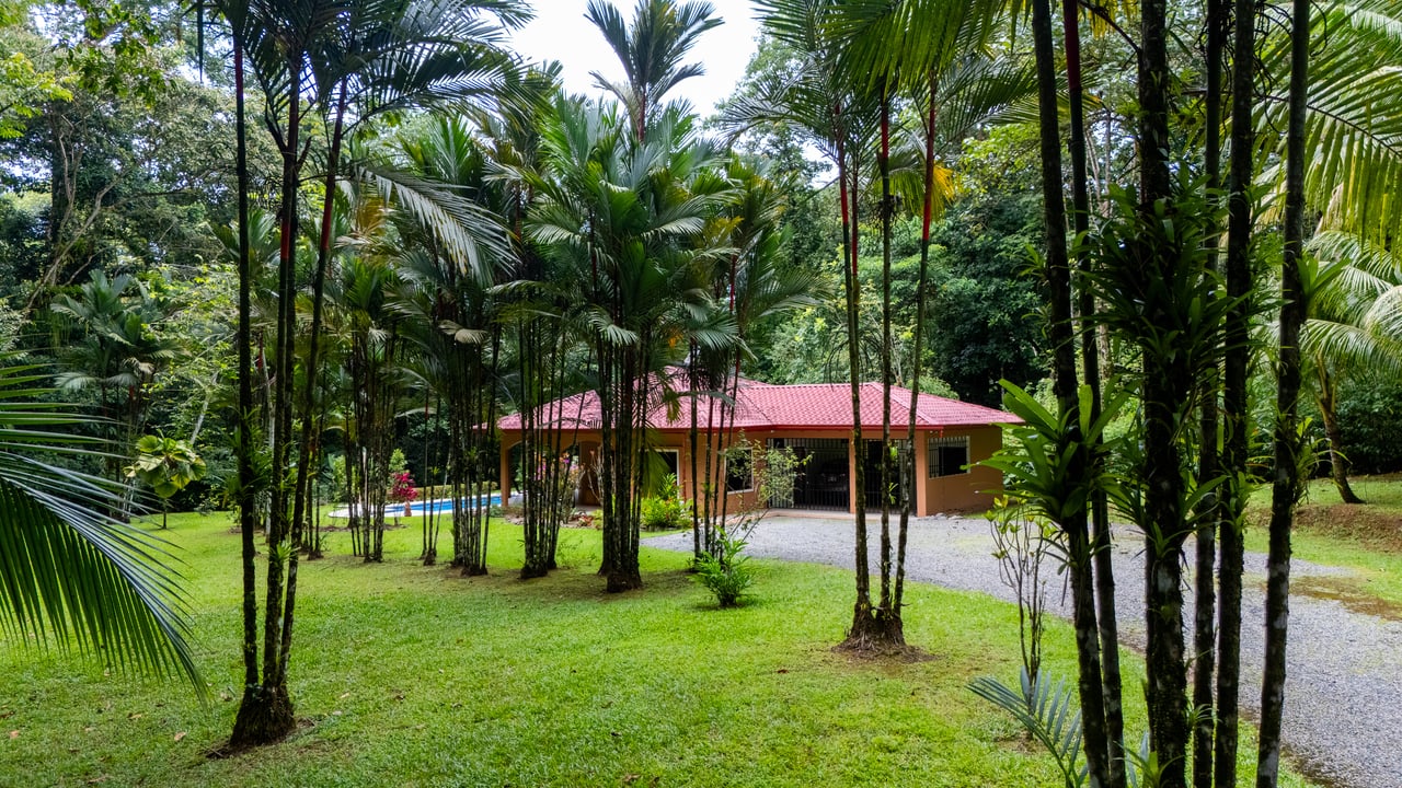 Ojochal Home for Sale with Pool, Creek & 1.6 Acres
