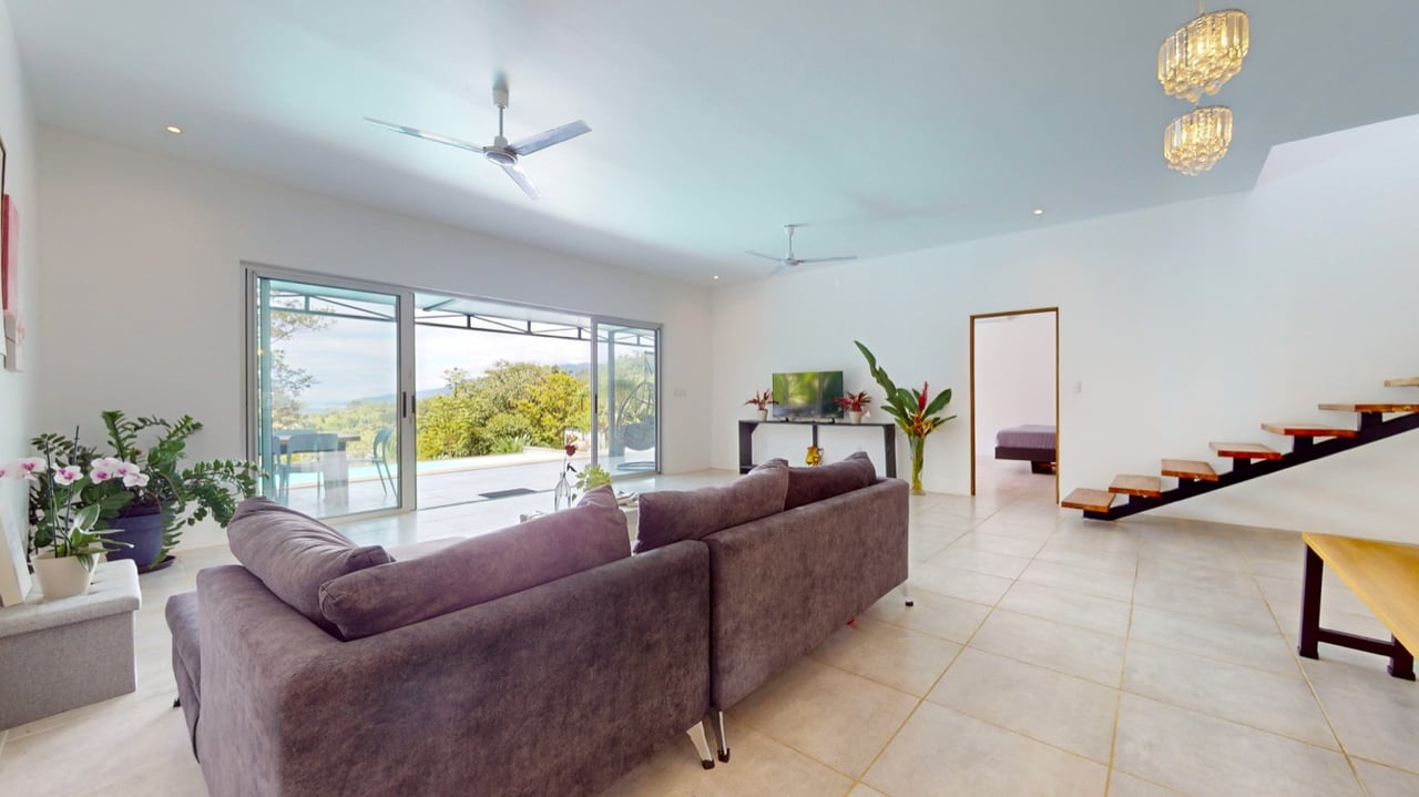 Harmonious Modern Uvita Home with Infinity Pool, Ocean Views, and Rental Options