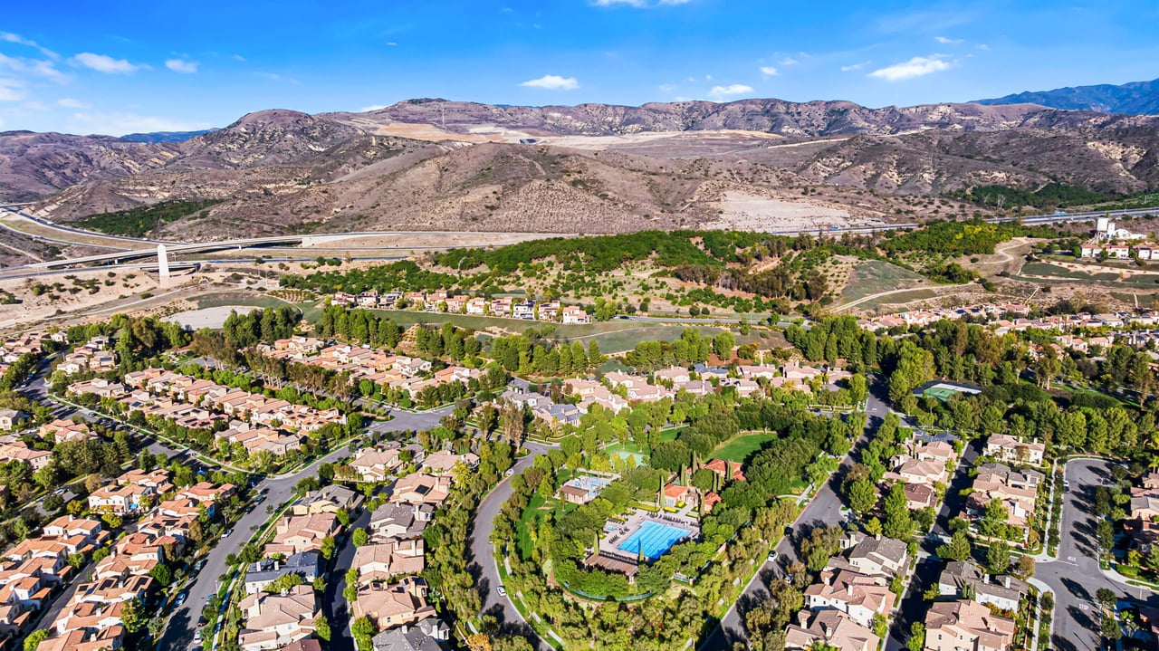 Portola Springs ariel view
