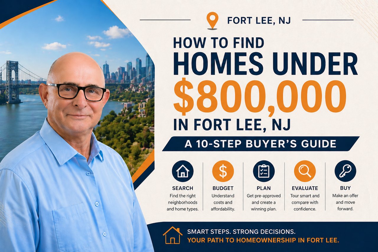 How to Find Homes Under $800,000 in Fort Lee NJ: A 10-Step Buyer's Guide