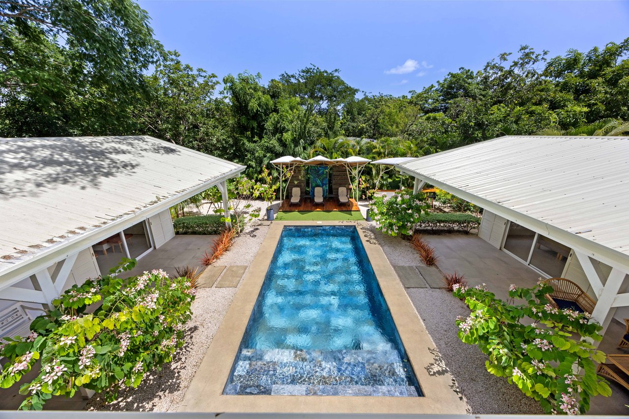 Casa Karibe | Vibrant 5-Bedroom Caribbean-Inspired Villa with Pool in Gated Tamarindo Community