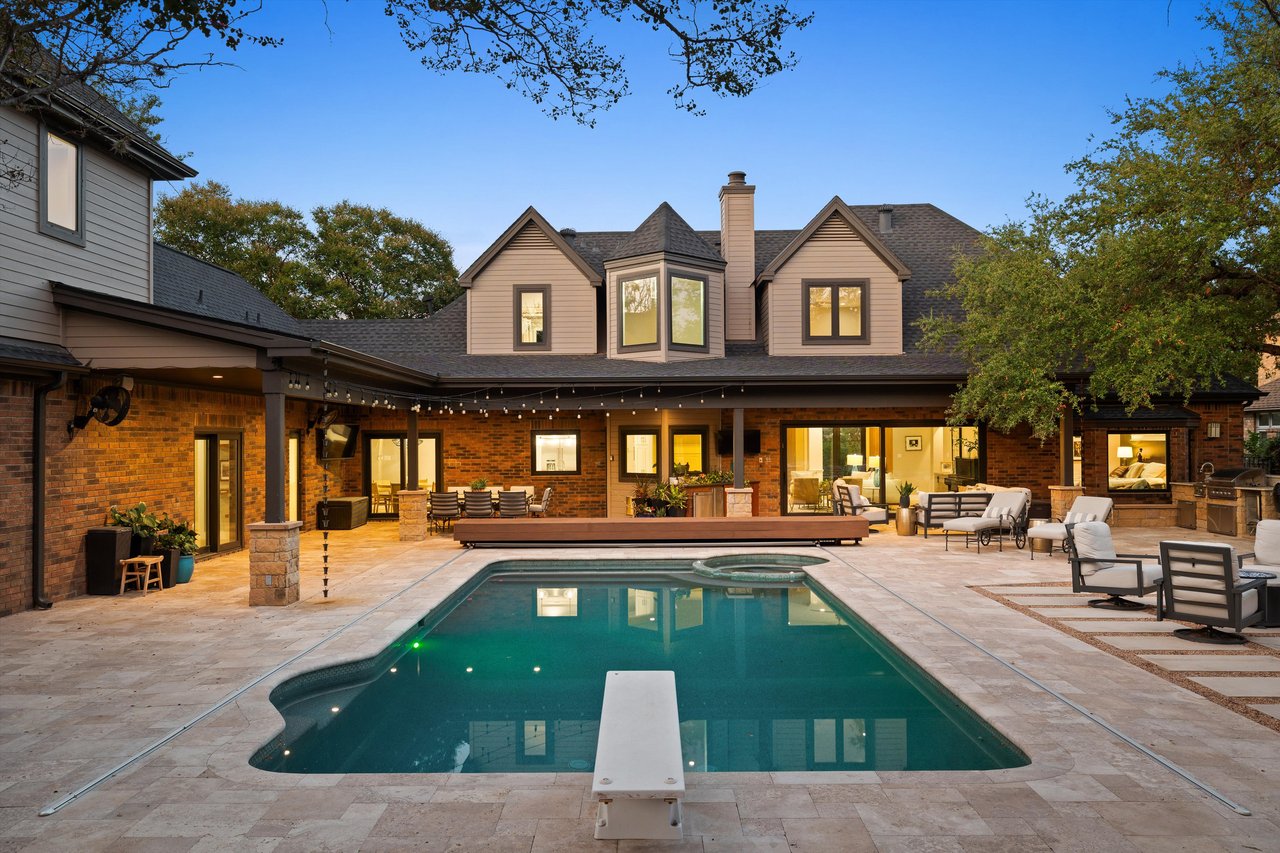 Northwest Hills legacy home with sport court, pool, and dream backyard.