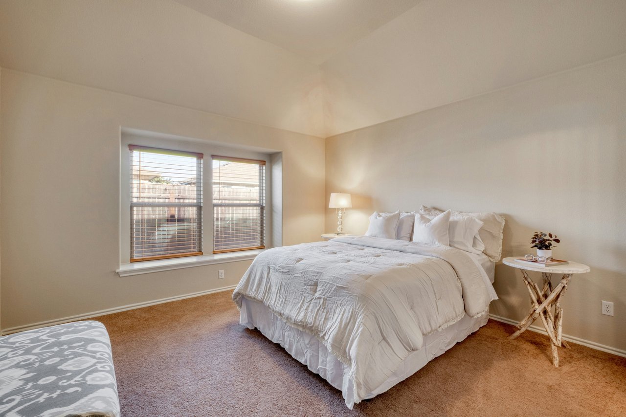 Rare Cul-de-Sac Gem in Manor – With No Neighbor on One Side and Access to HOA-owned Greenspace Right Outside Your Doorstep!