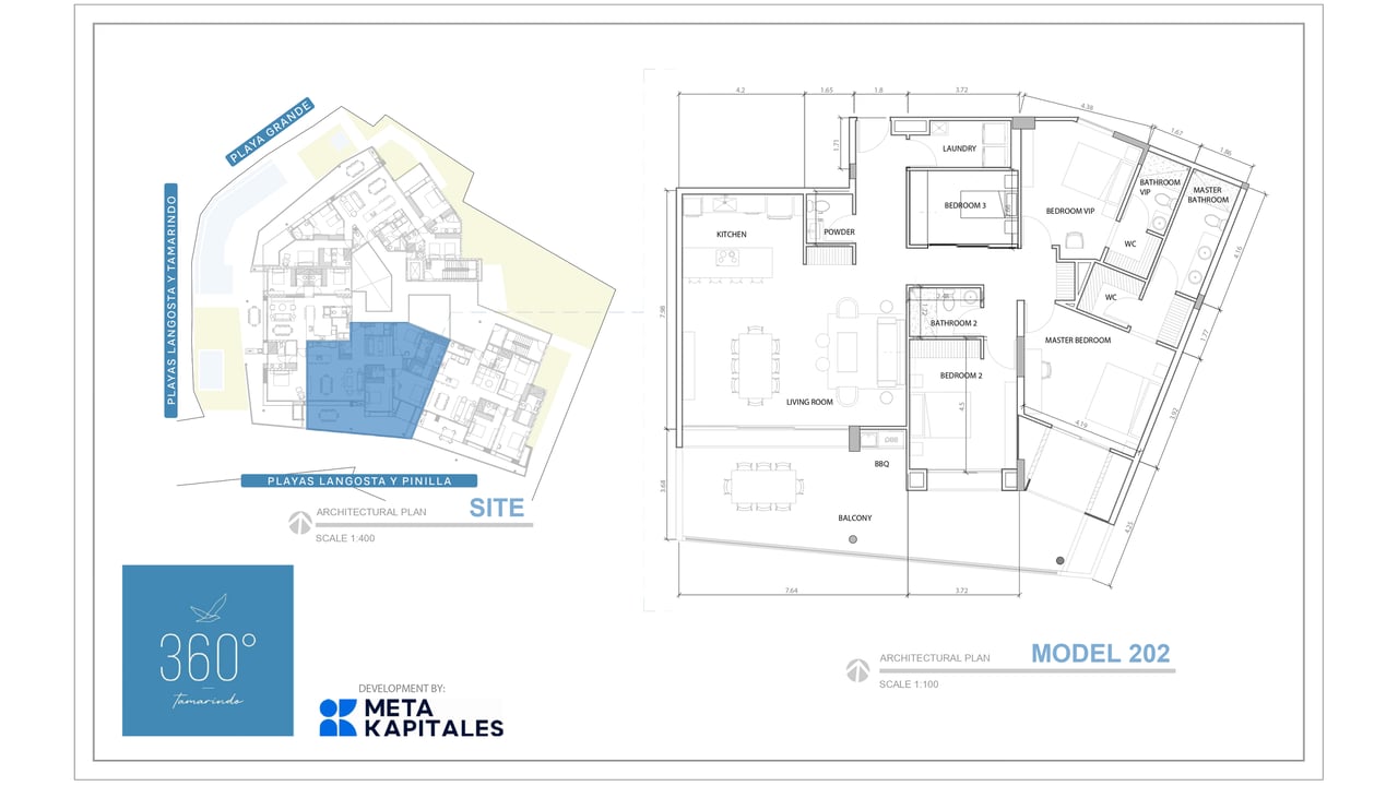 Tamarindo 360, Unit 202 | Luxury Ocean-View Condo with Sunset Terrace, Pool & Prime Location