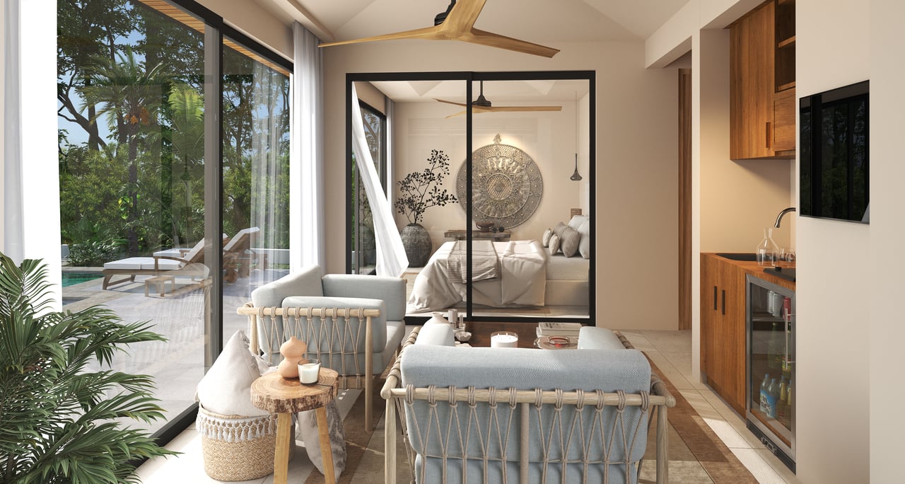 Casa Caracol | Elegant Tropical Home with Guest Apartment and Integrated Nature in Tamarindo Area
