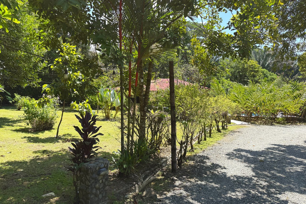  Gorgeous Jungle Hotel with 11 Beds including Owner/Manager Unit, Sparkling Pool & River Setting in Ojochal Costa Rica