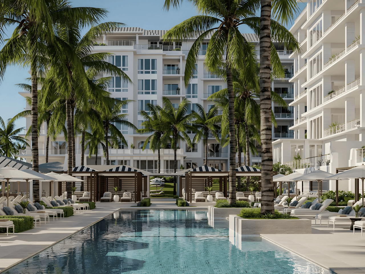 Resort Pools and Outdoor Gathering Spaces